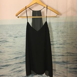 Reversible Black & Gray Tank Top.